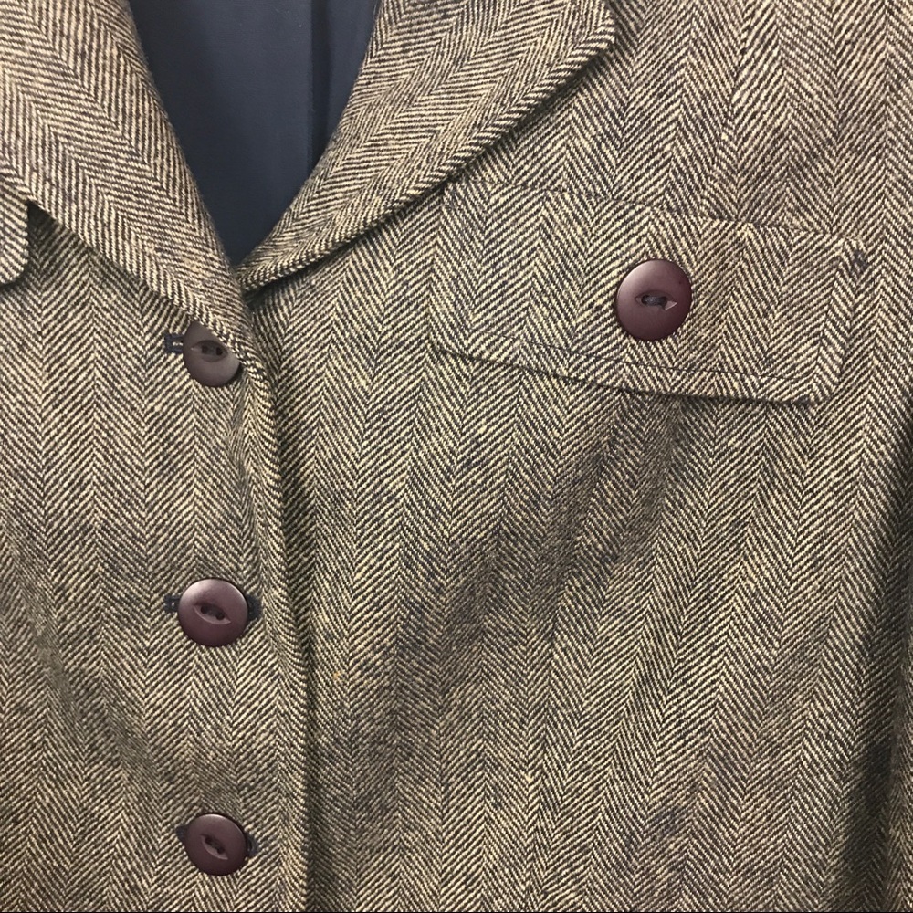 Pendleton Wool Herringbone Suit 3 Pc - image 2